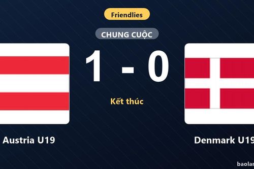 Thống kê trận đấu Austria U19 1-0 Denmark U19: Austria U19 giành chiến thắng chung cuộc