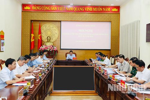 Thường trực Tỉnh ủy giao ban với thủ trưởng các cơ quan nội chính