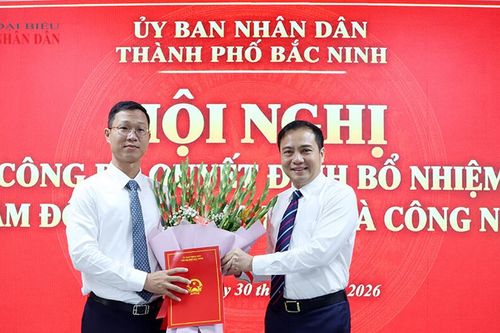 Ông Thân Trung Kiên được bổ nhiệm giữ chức Giám đốc Sở Khoa học và Công nghệ thành phố Bắc Ninh