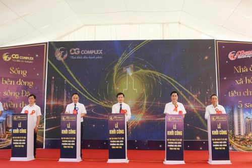 Phú Thọ khởi công Dự án nhà ở xã hội Trương Hán Siêu tại phường Hòa Bình