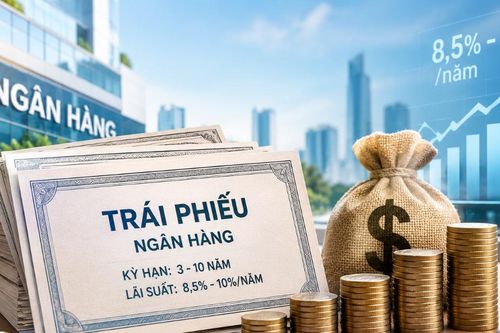 Lãi suất trái phiếu ngân hàng tăng mạnh, nhiều lô phát hành tiệm cận 10%/năm