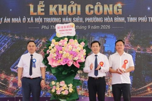 Phú Thọ khởi công xây 680 căn nhà ở xã hội, dự kiến hoàn thành năm 2029