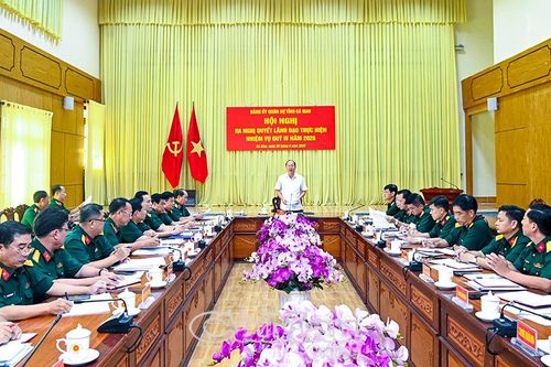 Đảng uỷ Quân sự tỉnh Cà Mau ra Nghị quyết lãnh đạo thực hiện nhiệm vụ quý IV năm 2026
