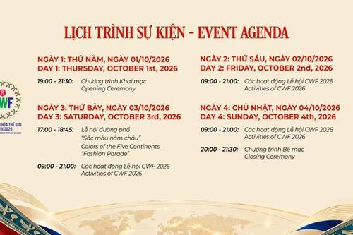 Lễ hội Văn hóa Thế giới lần thứ hai quy tụ 50 quốc gia