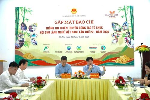 Hội chợ Làng nghề Việt Nam 2026: Đưa sản phẩm truyền thống lên thị trường số