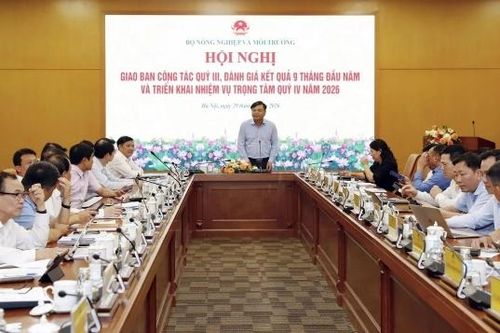 Bộ Nông nghiệp và Môi trường rà soát nhiệm vụ, phấn đấu hoàn thành mục tiêu năm 2026