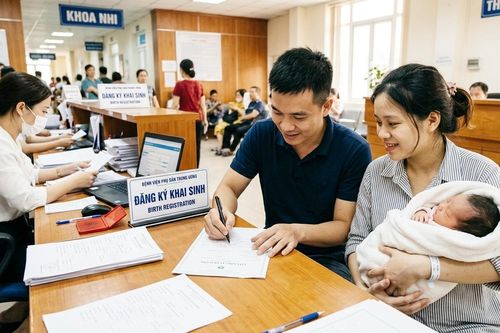 Hà Nội thí điểm đăng ký khai sinh ngay tại bệnh viện