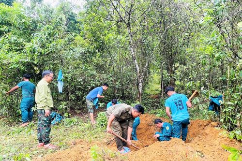 Tìm thấy 3 hài cốt liệt sĩ ở đầu nguồn suối Nước No, Quảng Ngãi