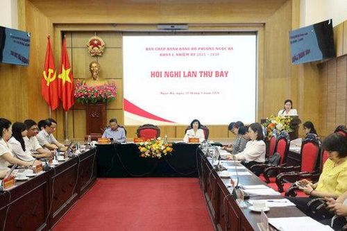 Hội nghị lần thứ 7 Ban Chấp hành Đảng bộ phường Ngọc Hà
