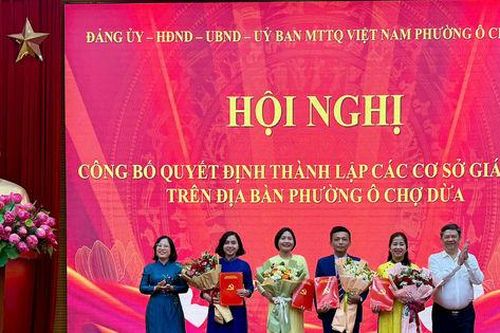 Phường Ô Chợ Dừa tạo chuyển biến rõ nét trên nhiều lĩnh vực