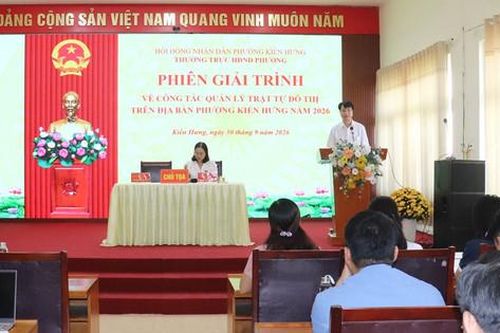 Phường Kiến Hưng: Làm rõ trách nhiệm, cam kết xử lý các tồn tại về trật tự đô thị