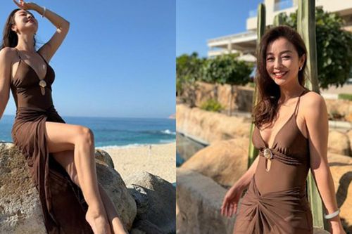Jennifer Phạm gợi cảm ở biển Mexico