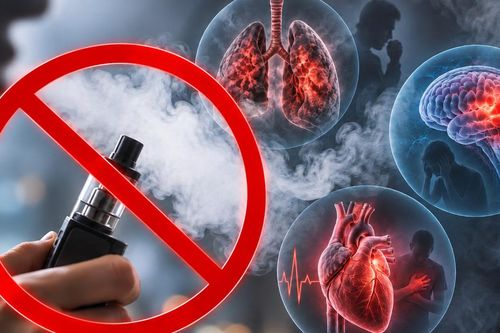 Nguy cơ tổn thương phổi, tim mạch và thần kinh khi dùng thuốc lá điện tử