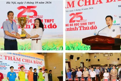 Toàn cảnh lễ bốc thăm giải bóng đá học sinh mùa giải lớn nhất lịch sử