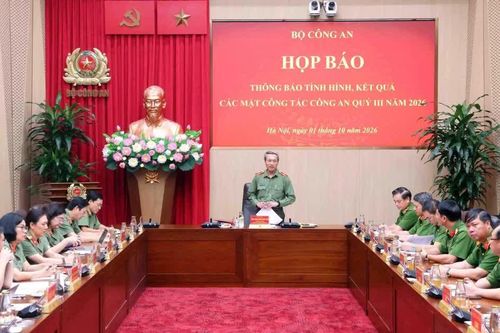 Kéo giảm 7,76% số vụ phạm tội về trật tự xã hội so quý III/2025