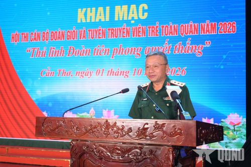 Thượng tướng Lê Quang Minh dự khai mạc Hội thi Cán bộ Đoàn giỏi và Tuyên truyền viên trẻ toàn quân khu vực phía Nam