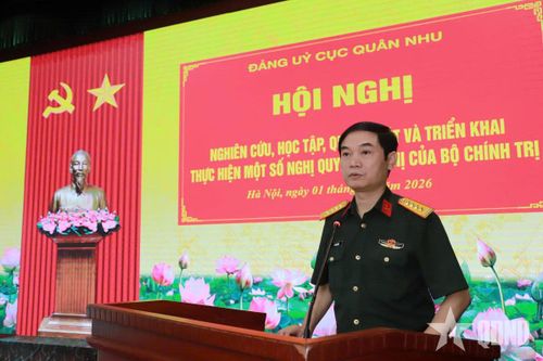 Đảng ủy Cục Quân nhu quán triệt, triển khai thực hiện các nghị quyết của Bộ Chính trị