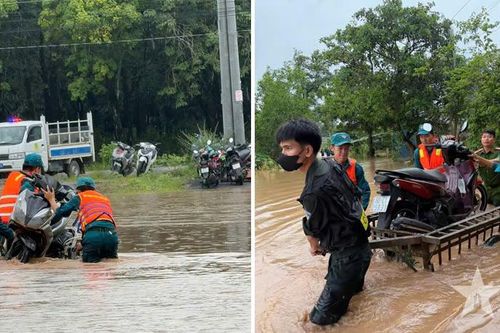 Đồng Nai: Cán bộ, chiến sĩ tích cực hỗ trợ nhân dân vùng ngập