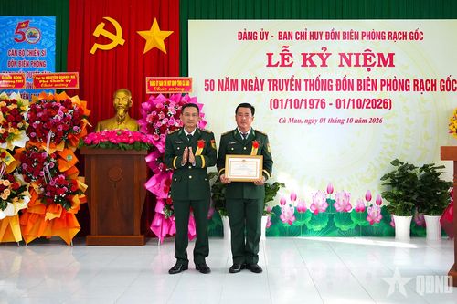 Cà Mau: Đồn Biên phòng Rạch Gốc 50 năm vững vàng nơi đầu sóng