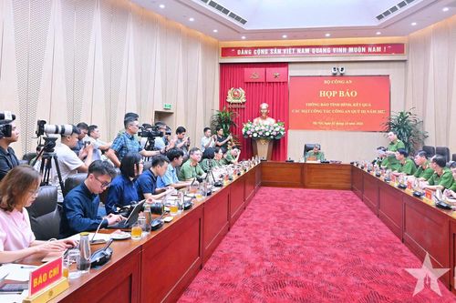 Bộ Công an họp báo quý III-2026