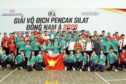 Pencak Silat Việt Nam đứng nhất toàn đoàn Giải vô địch Đông Nam Á 2026