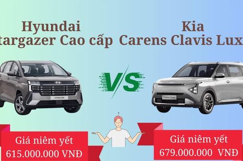 Giá cao hơn 64 triệu đồng, Kia Carens Clavis có gì để cạnh tranh Hyundai Stargazer 2026?