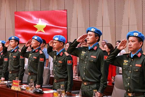 7 sĩ quan công an sẽ lên đường thực hiện nhiệm vụ gìn giữ hòa bình Liên Hợp Quốc
