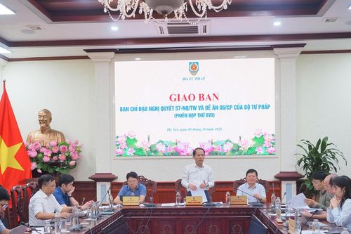 Bộ Tư pháp thúc tiến độ các Nền tảng số, vận hành hiệu quả Hệ thống IOC
