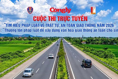 Cuộc thi trực tuyến 'Tìm hiểu pháp luật về trật tự, an toàn giao thông năm 2026':Đếm ngược trước giờ mở cổng thi