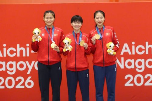 Bảng tổng sắp huy chương ASIAD 2026 hôm nay 1/10