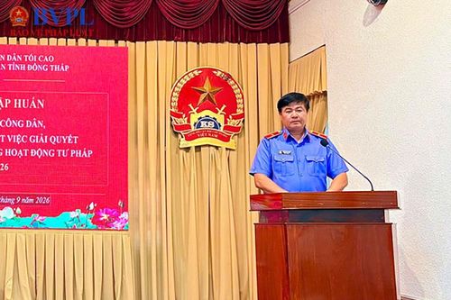 VKSND tỉnh Đồng Tháp nâng cao chất lượng công tác tiếp công dân, giải quyết khiếu nại, tố cáo