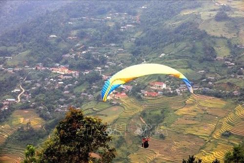 Du lịch Lào Cai: Kỳ thú bay trên mùa vàng Khau Phạ