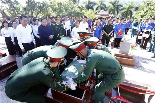Nỗ lực đưa các liệt sĩ trở về quê hương và gia đình