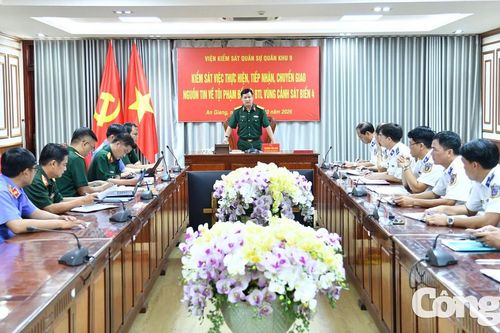 Nâng cao hiệu quả công tác phối hợp kiểm sát phát hiện, tiếp nhận, chuyển giao nguồn tin tội phạm, vi phạm