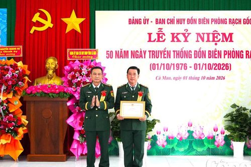 Đồn Biên phòng Rạch Gốc: 50 năm vững vàng nơi đầu sóng