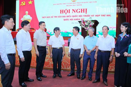 Phó Chủ tịch Quốc hội Nguyễn Doãn Anh tiếp xúc cử tri 8 phường tỉnh Thanh Hóa