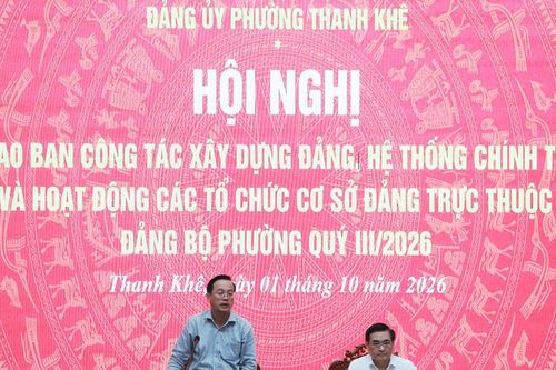 Phường Thanh Khê kết nạp 179 đảng viên, giải quyết hồ sơ đúng hạn đạt gần 100%