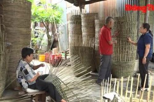 Làng nghề truyền thống gắn sinh kế với cây tre, trúc