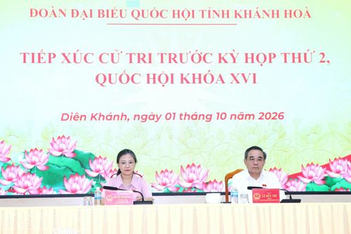 Đại biểu Quốc hội tỉnh Khánh Hòa tiếp xúc cử tri 6 xã khu vực Diên Khánh
