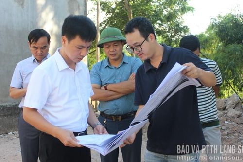 Lãnh đạo Đảng ủy phường Kỳ Lừa kiểm tra tiến độ một số dự án trên địa bàn