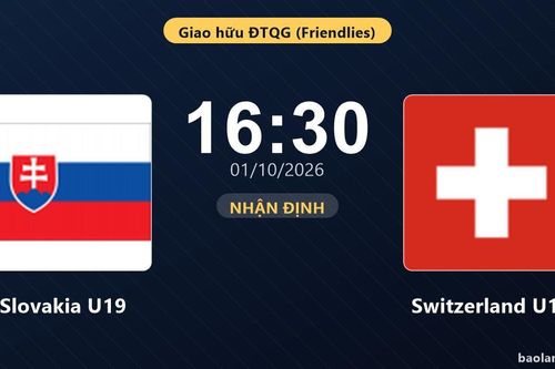 Nhận định Slovakia U19 vs Switzerland U19: Bản lĩnh sân khách được thử lửa
