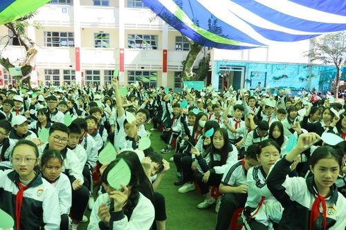 Hơn 1.200 cán bộ, giáo viên và học sinh phường Cam Ly - Đà Lạt hưởng ứng Tuần lễ học tập suốt đời