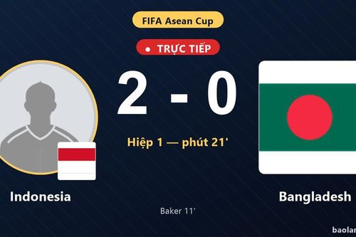 TRỰC TIẾPTrực tiếp Indonesia vs Bangladesh: Indonesia nhân đôi cách biệt