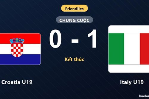 Đánh bại Croatia U19, Italy U19 ca khúc khải hoàn ở trận giao hữu quốc tế