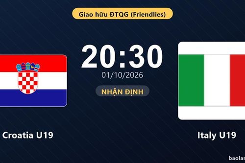 Nhận định Croatia U19 vs Italy U19: Chủ nhà cần cú hích