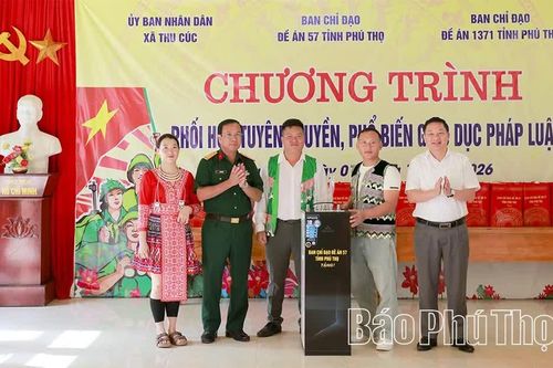 Tuyên truyền, phổ biến giáo dục pháp luật tại thôn Mỹ Á, xã Thu Cúc