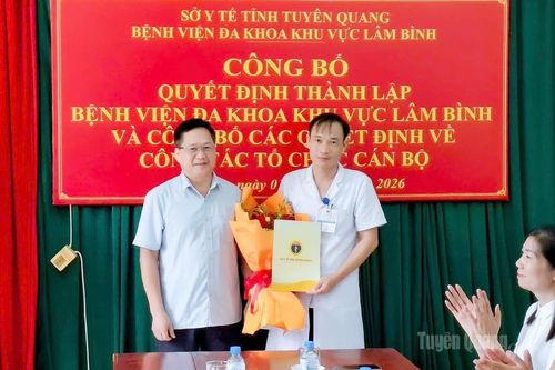 Thành lập 6 Bệnh viện Đa khoa khu vực trực thuộc Sở Y tế