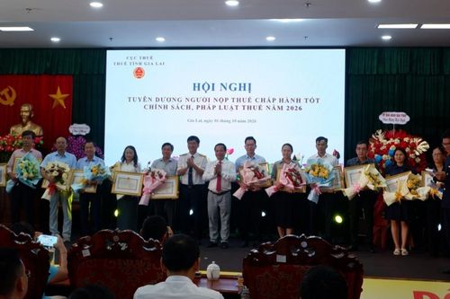 Thuế tỉnh Gia Lai tuyên dương 277 người nộp thuế chấp hành tốt chính sách phát luật thuế