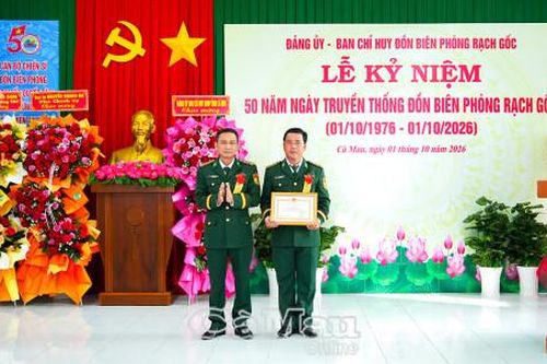 Đồn Biên phòng Rạch Gốc: 50 năm vững vàng nơi đầu sóng