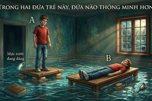 Thử thách sinh tồn: Ai thông minh hơn khi nước tràn vào phòng?